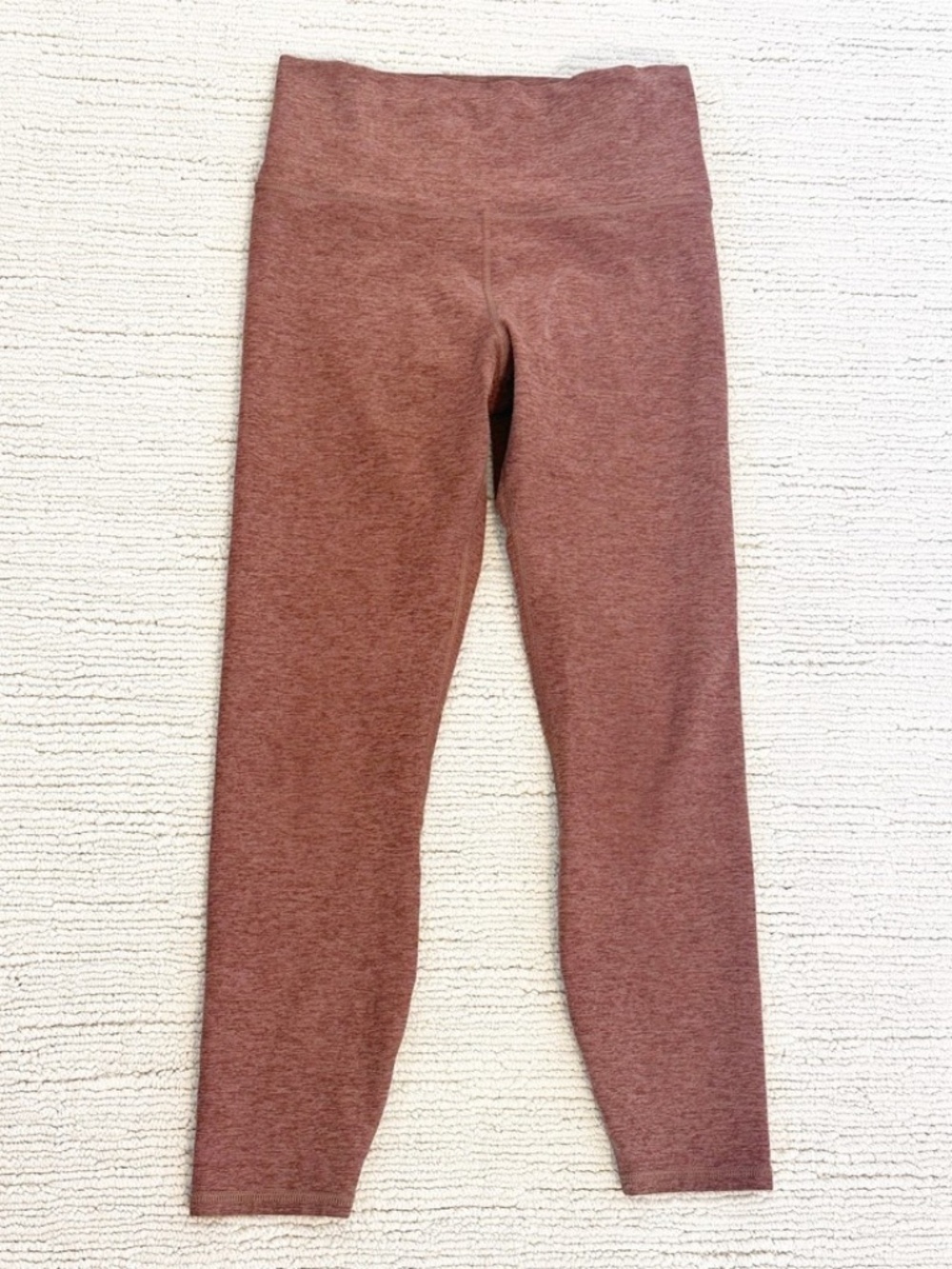 VUORI Clean Elevation Women’s S Brown Leggings Athleisure Dreamknit Gym